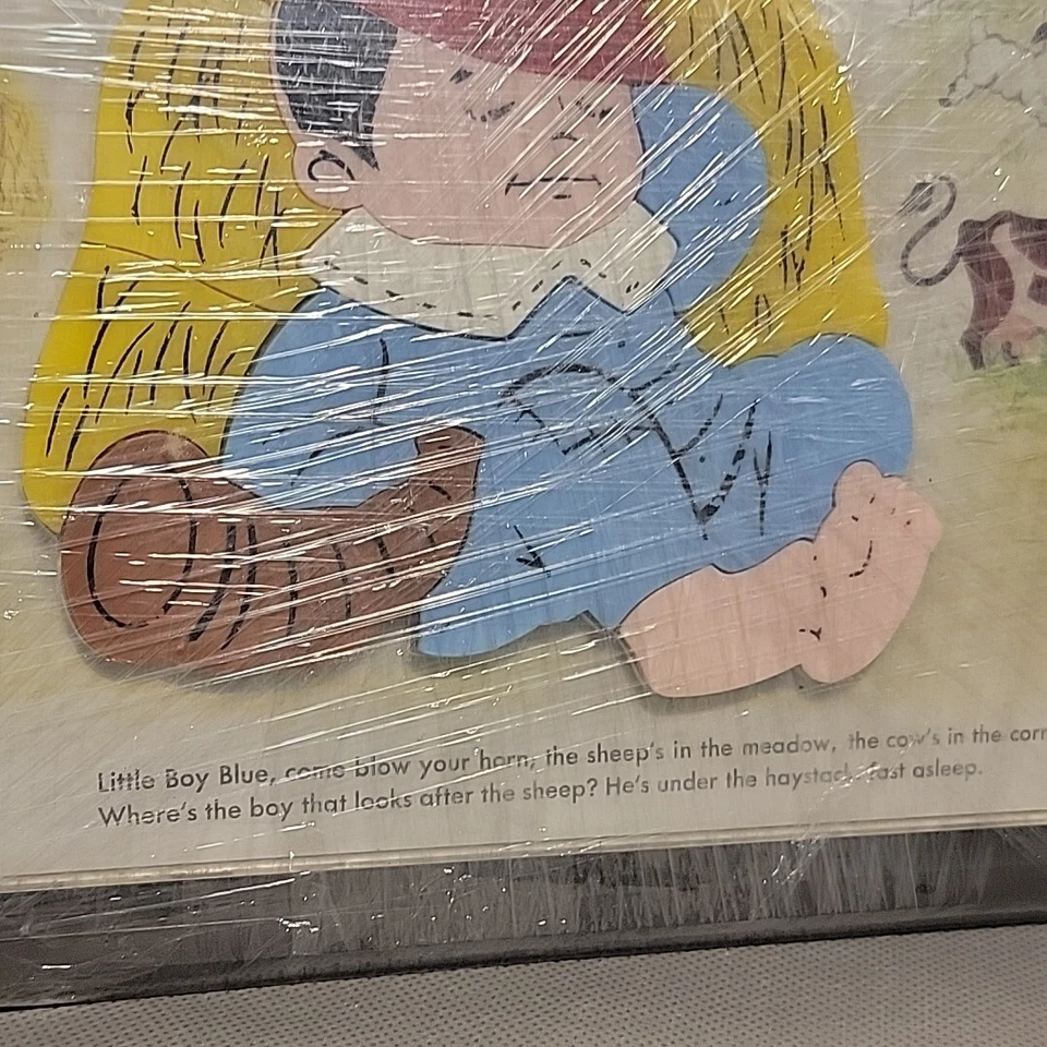 Vintage 1962 A Child Guidance Toy "LITTLE BOY BLUE" Magnetic Puzzle #941 - Image 4 of 4