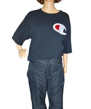 Vintage 90s Champion Big C Logo T Shirt 100% Cotton Mens Size XL Casual Sportswe