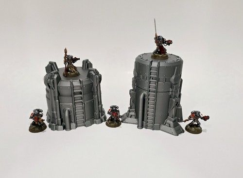3d Printed Terrain. SciFi Silos/Storage Tanks Great For Tabletop Wargames - Picture 18 of 23
