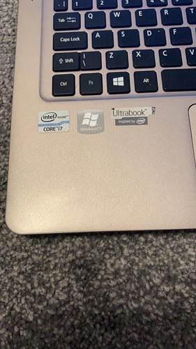 Acer Aspire S3 13.3 inch RAZOR THIN Laptop 3rd Gen Core i7 4GB 128GB SSD WIN 10 - Picture 7 of 10