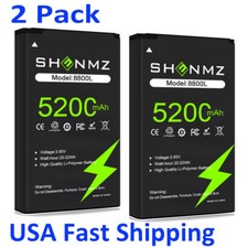 2 Pack Replacement Battery For Verizon Wireless Novatel Mifi Jetpack 7730L 8800L