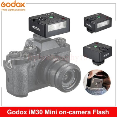 Godox iM30 Mini Flash 6500K CCT Pocket Size Natural Lighting 7 Power Levels 