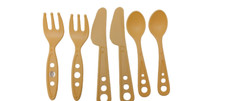 Play Food Eating Utensils 2 Place Settings New