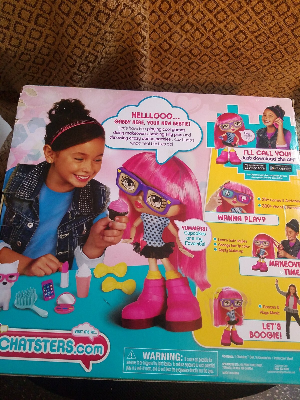 chatsters gabby interactive doll