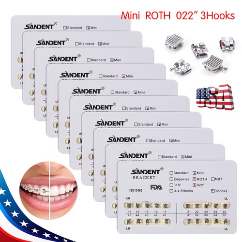 Dental Orthodontic Arch Wire Niti Round /Braces Bracket 022 Slot All Size USA - Picture 22 of 152
