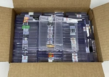 (60) BCW 2 Piece One Touch - MAGNETIC Jersey Relic Card Holders with TAPE