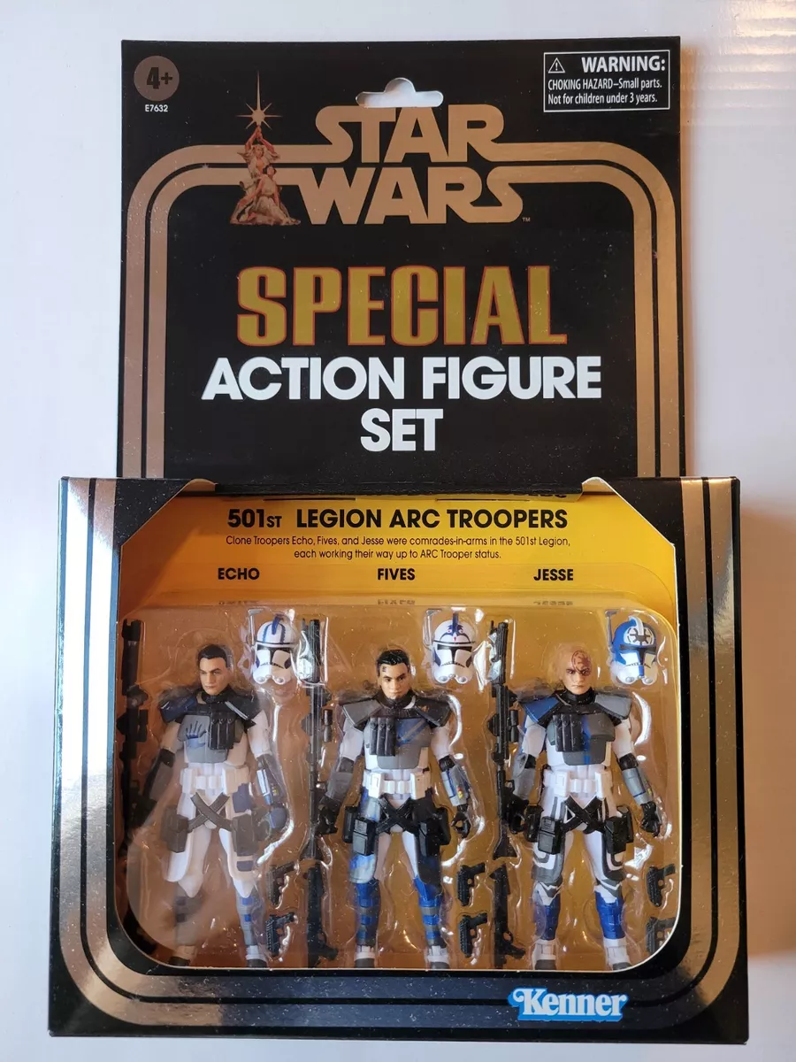 Star Wars The Vintage Collection ARC Trooper Echo Toy, 3.75-Inch-Scale Star  Wars: The Clone Wars Figure, Ages 4 and Up - Star Wars