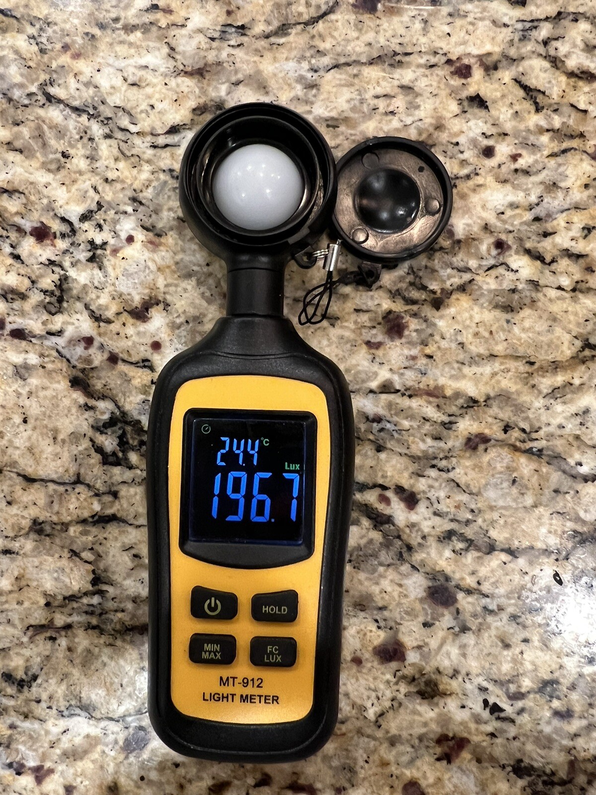 Urceri Digital Light Meter MT912 Handheld Portable Ambient Temperature