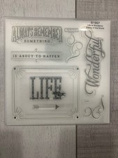 CTMH Stamp Of The Month  Life Is Wonderful S1507 New Retired