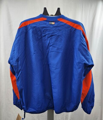 ジャケット・アウター New York Mets COOPERSTOWN COLLECTION New York Mets Quarter-Zip Pullover COOPERSTOWN Majestic MLB