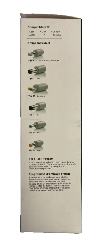 Innergie PowerGear 65 Universal Laptop Power AC Adapter Charger 65W 19V 3.42A - Image 4 of 4