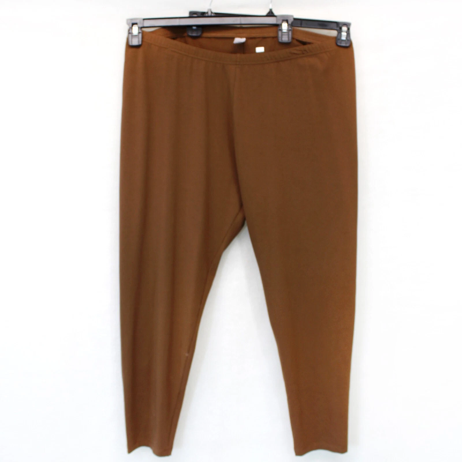 J. Jill J.Jill Plus Mahogany Slim Pima Ankle Leggings Stretch Waist Pants 4X