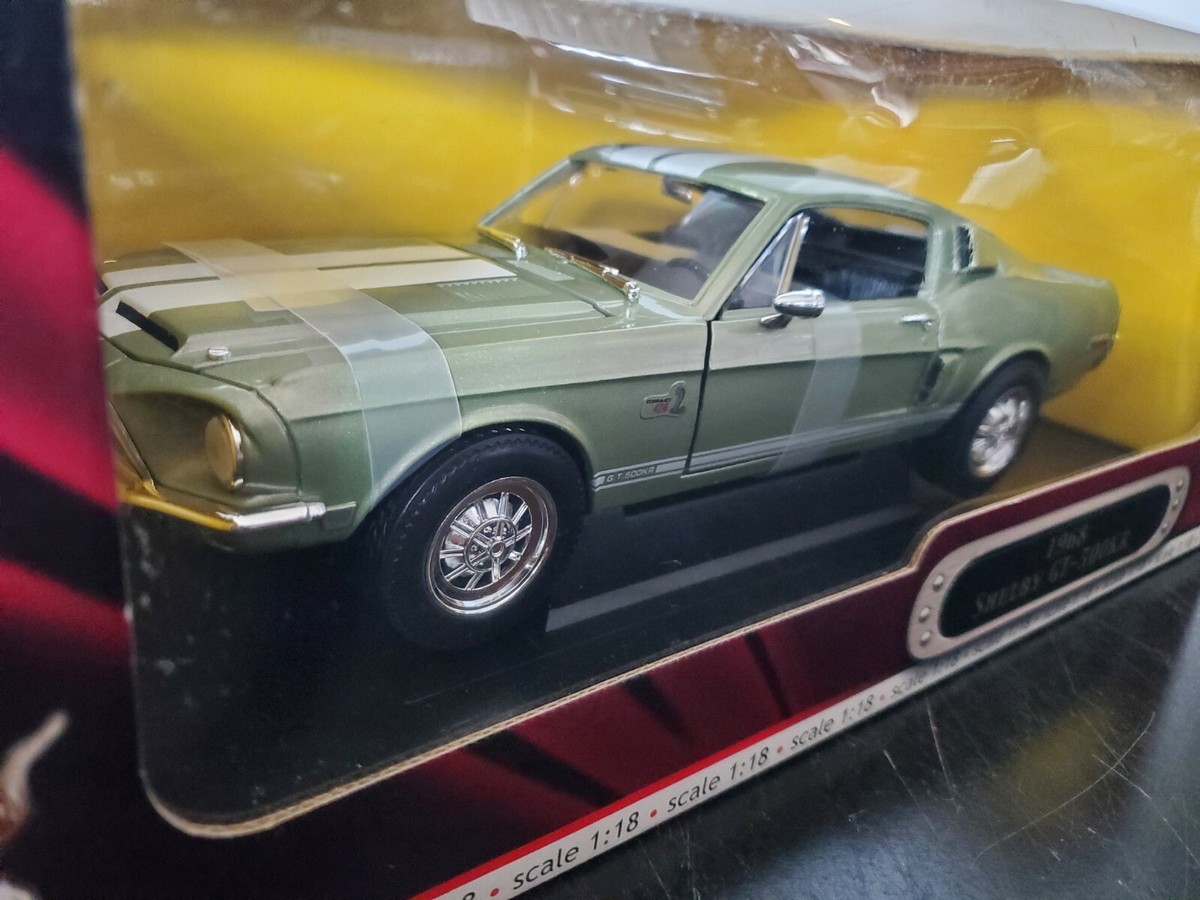 Road Signature 1968 Ford Mustang Shelby GT-500KR Green | eBay