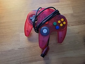 Authentic Clear Red Watermelon Nintendo 64 N64 Console OEM *REGION FREE*