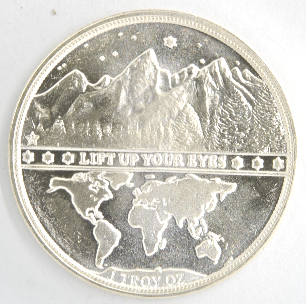 1 Talent Life Up Your Eyes Dover Bird One Troy Ounce .999 Fine