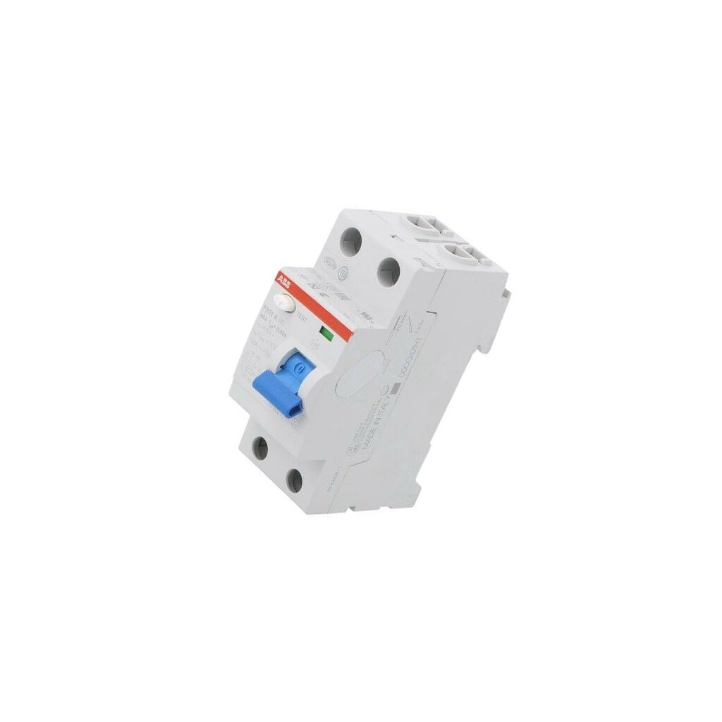 ABB 2CSF202101R1400 Interrupteur Différentiel A 2 Pôles 40 A 0.03 A 230 V Ac 400 V Ac 1139855