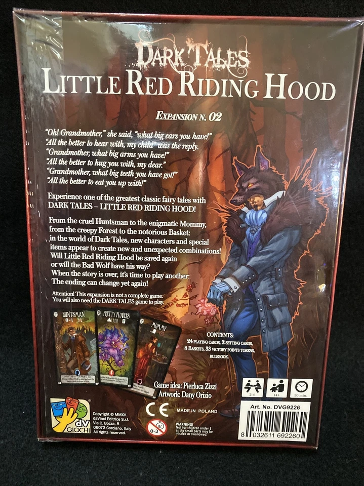 Dark Tales: Little Red Riding Hood Expansion DaVinci Games Board Game Sealed - Image 2 of 2