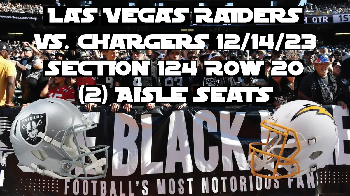 raiders vs chargers 2021 tickets