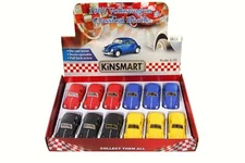 1967 VOLKSWAGEN CLASSIC BEETLE DIECAST CAR BOX OF 12 1/32 DIECAST CARS ASSORTED