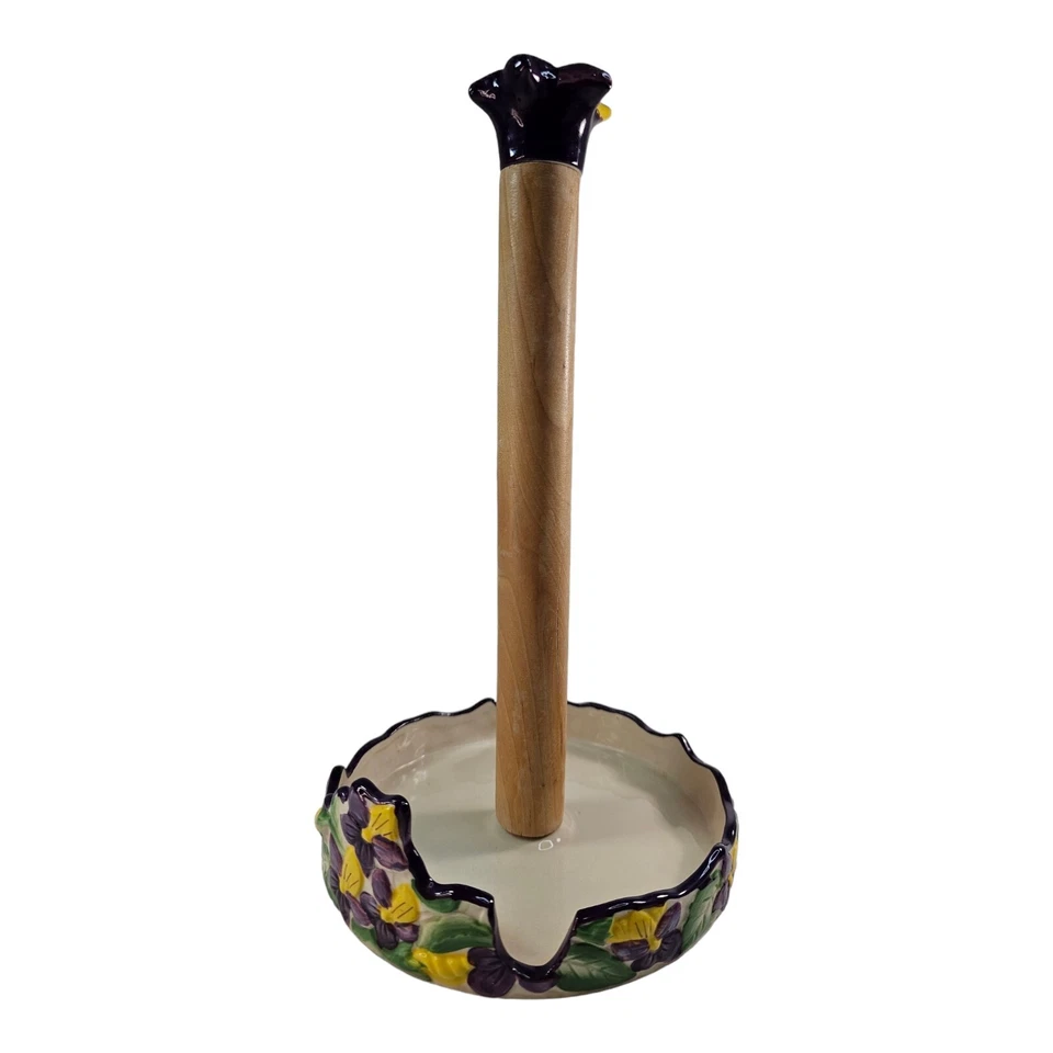 Toallero de papel Temp-Tations By Tara figura floral KFI-XNG-821546 SIN astillas Foto 3 de 4