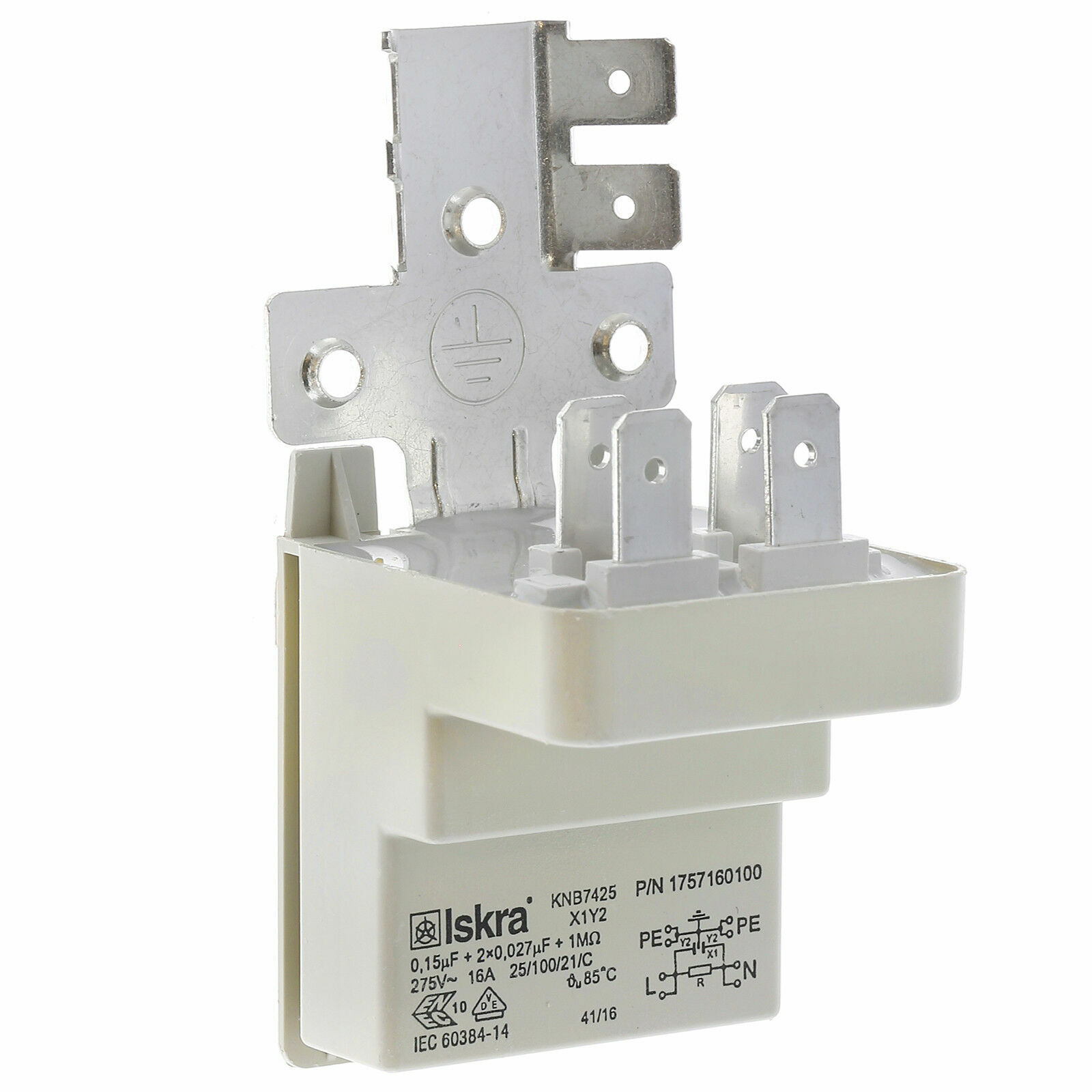 GENUINE BEKO TUMBLE DRYER MAINS SUPPRESSOR FILTER FITS MODELS DRVS62S