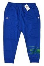 Mens Large Seattle Seahawks Blue Nike Team Apparel Jogger Pants