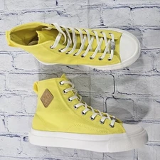Pf Flyers MENS SZ 5.5 WOMENS SZ 7 Hi All American Aurora Sneaker Canvas Yellow