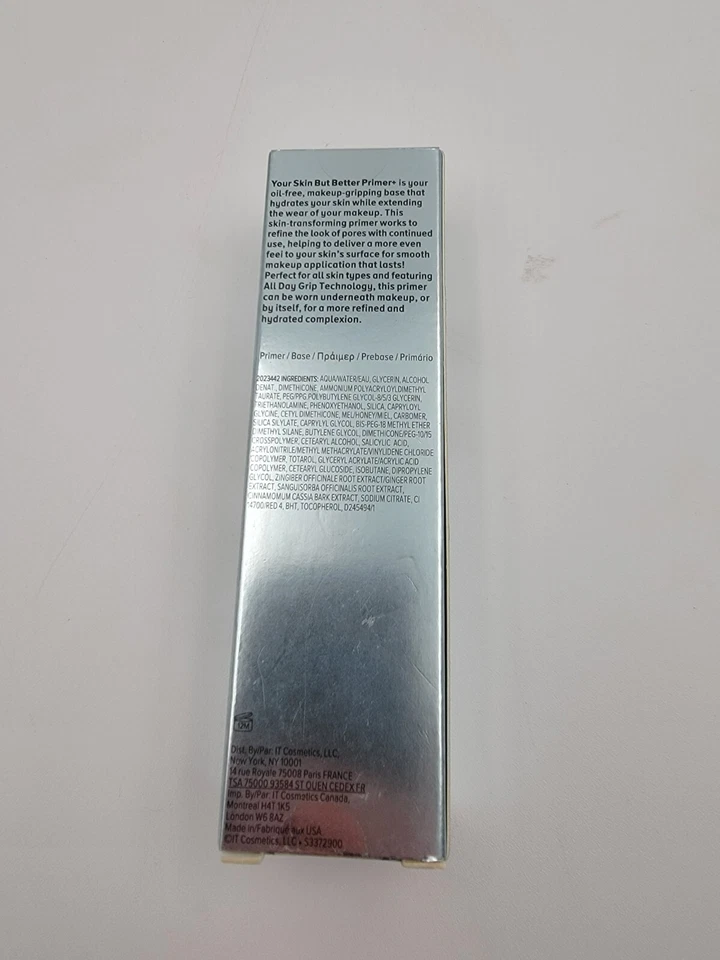 IT COSMETICS Your Skin But Better Makeup Primer+ Oil-Free ALL DAY 1 OZ NIB USA - Image 3 of 4