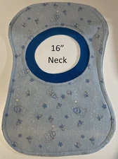 Bib 16" Neck Pull Over Head T-Shirt Special Needs Drool Cotton Polyester