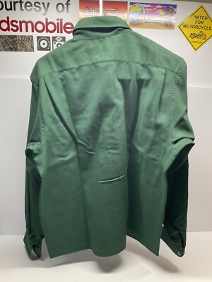 Vintage Early 70s Saint Laurent Rive Gauche Green Cotton Safari