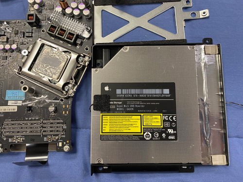 APPLE IMAC A1311 MOTHERBOARD LOGIC BOARD 820-3126-A DVD REWRITER HEAT SINK LOT - Afbeelding 2 van 7
