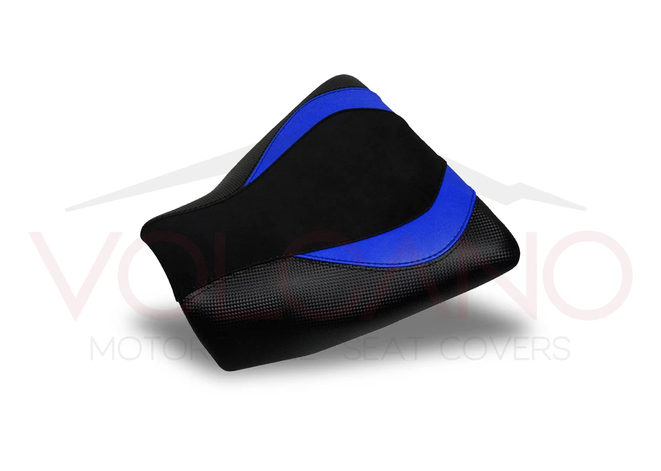 Capa de Assento FIT KAWASAKI Z750 Z1000 2003-2006 Design Vulcão AZUL C Antiderrapante - Imagem 2 de 4