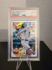 2023 Topps Chrome - Riley Greene #182 Refractor (RC) PSA 10