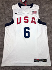 NWT Nike Team USA Olympics Beijing 2008 James #6 Jersey Men’s XXL
