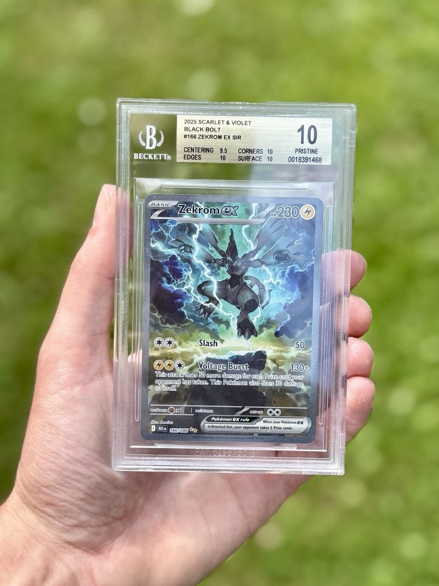 Pokemon Zekrom ex 166/086 Black Bolt Special Illustration