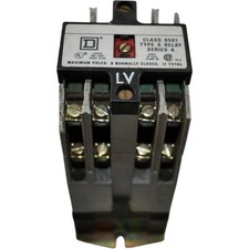 Square D 8501 XO-80 Type X Control Relay Series A 8-Pole 120V 60Hz Coil