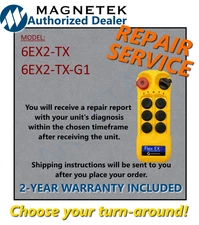 Magnetek Flex 6EX2 TX transmitter Repair Evaluation we email you Repair Report