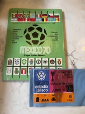 Mexico 70 Copa Jules Rimet World Cup Official Programme + Ticket R16