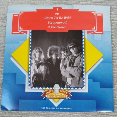 Steppenwolf - Born To Be Wild/The Pusher Vinyl, 7'', 45 RPM, Single, Repress, OG