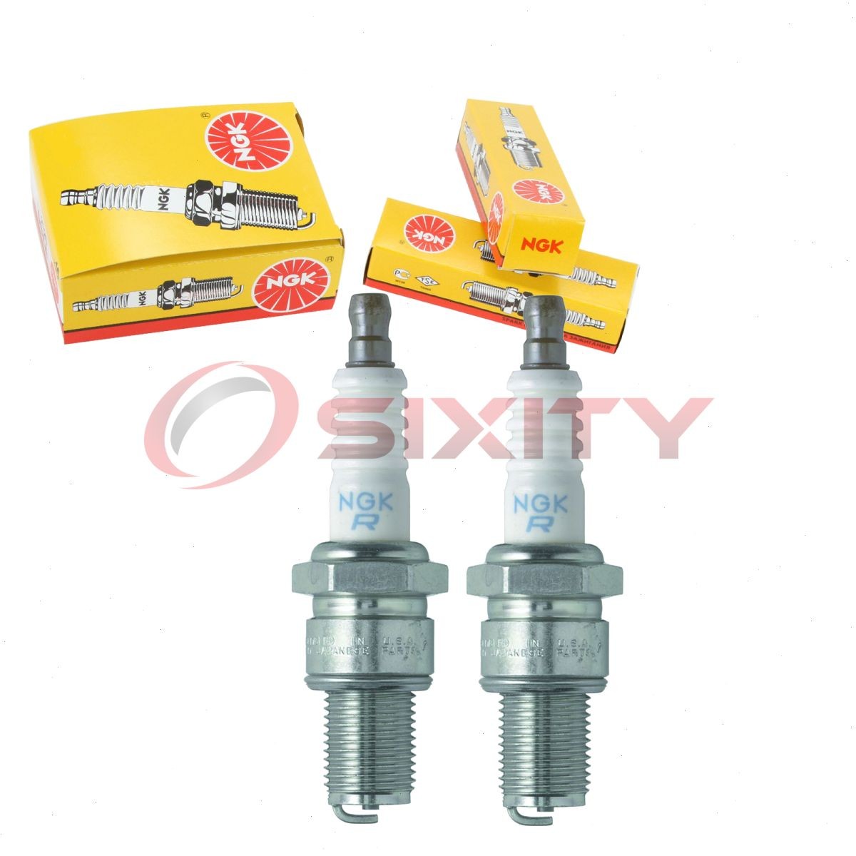 2 pc NGK 3824 BR6ES-11 Standard Spark Plugs for WR7CPX WR7CCX W20ESR-L11 ak