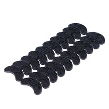 20 Pcs Rubber Bottom Heel Sticker Women's Back Cushion Liners Protectors