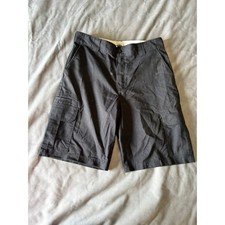 Dickies Flex Mens Black Cargo Shorts Relaxed Fit Workwear Size 34