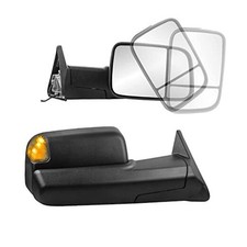 Towing Mirror Compatible with 1994-1997 Dodge Ram 1500 2500 3500 Power Heated