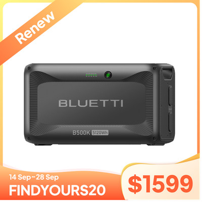 BLUETTI B500K 5120Wh Power Station Smart Expansion Battery for Apex 300