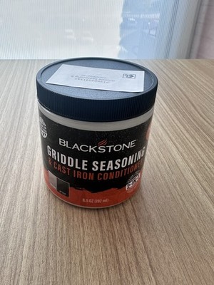 Blackstone 4114 Grillplatte Gewürz und Gusseisen weiß Conditioner, 6,5 Unze Neu