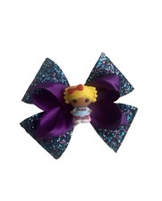 Purple Glitter Bow