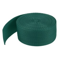 Lightweight Polypropylene Webbing Strap 3.8cm 5 Yard Dark Green
