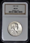 1959 Franklin Half Dollar 50C NGC MS64