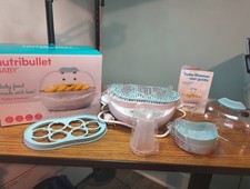 Nutribullet TURBO STEAMER Homemade Baby Food Steam Sterilize Defrost Pre Owned