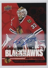 2025-26 Upper Deck Chicago Blackhawks Centennial Red Hot Scott Darling Auto 0as0